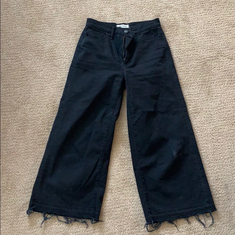 Wide leg crop pants